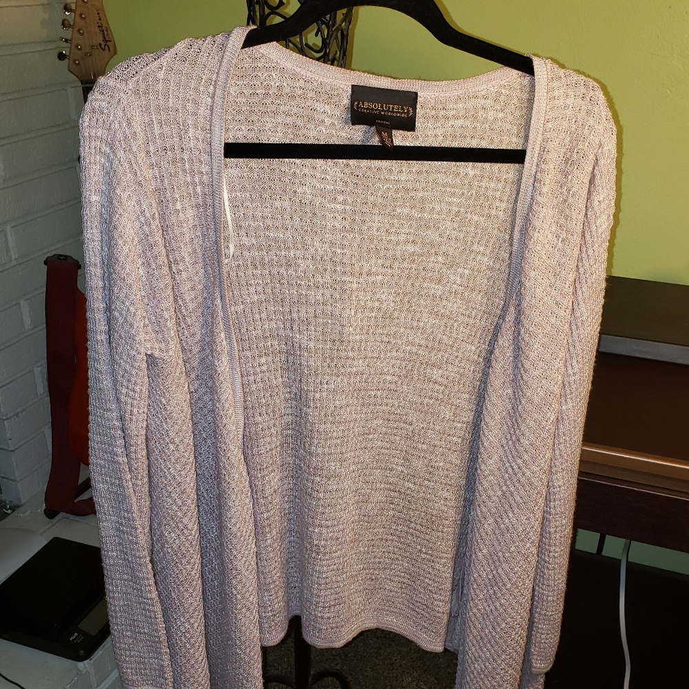 Absolutely Creative Worldwide Waterfall Cardigan M